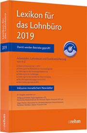 Lexikon für das Lohnbüro 2019 Lexikon für das Lohnbüro 2019